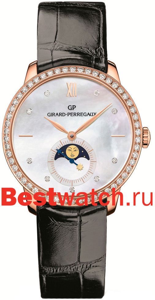 Часы Girard Perregaux 1966 Lady-Moon-Phases-RG